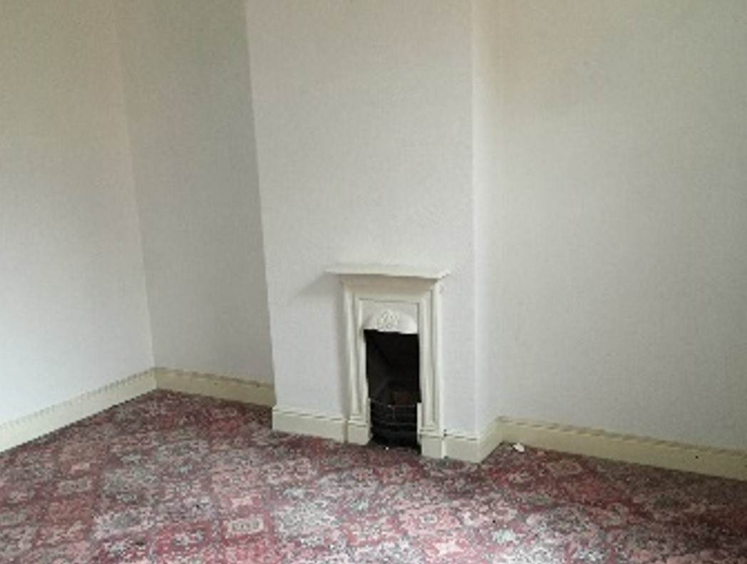 Fireplace before