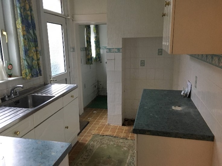 Kitchen before