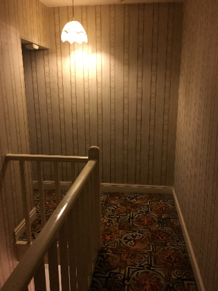 Stairwell before